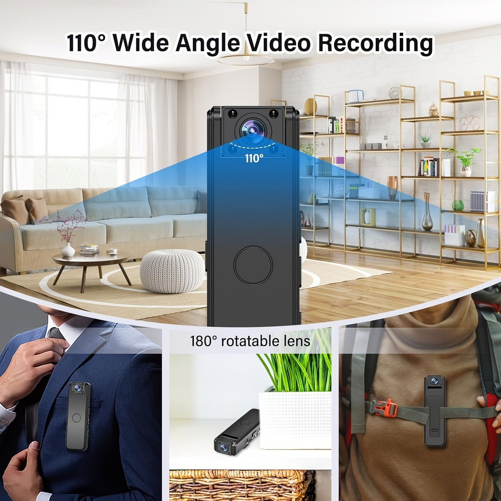 Mini Camera with Clip for Video Recording