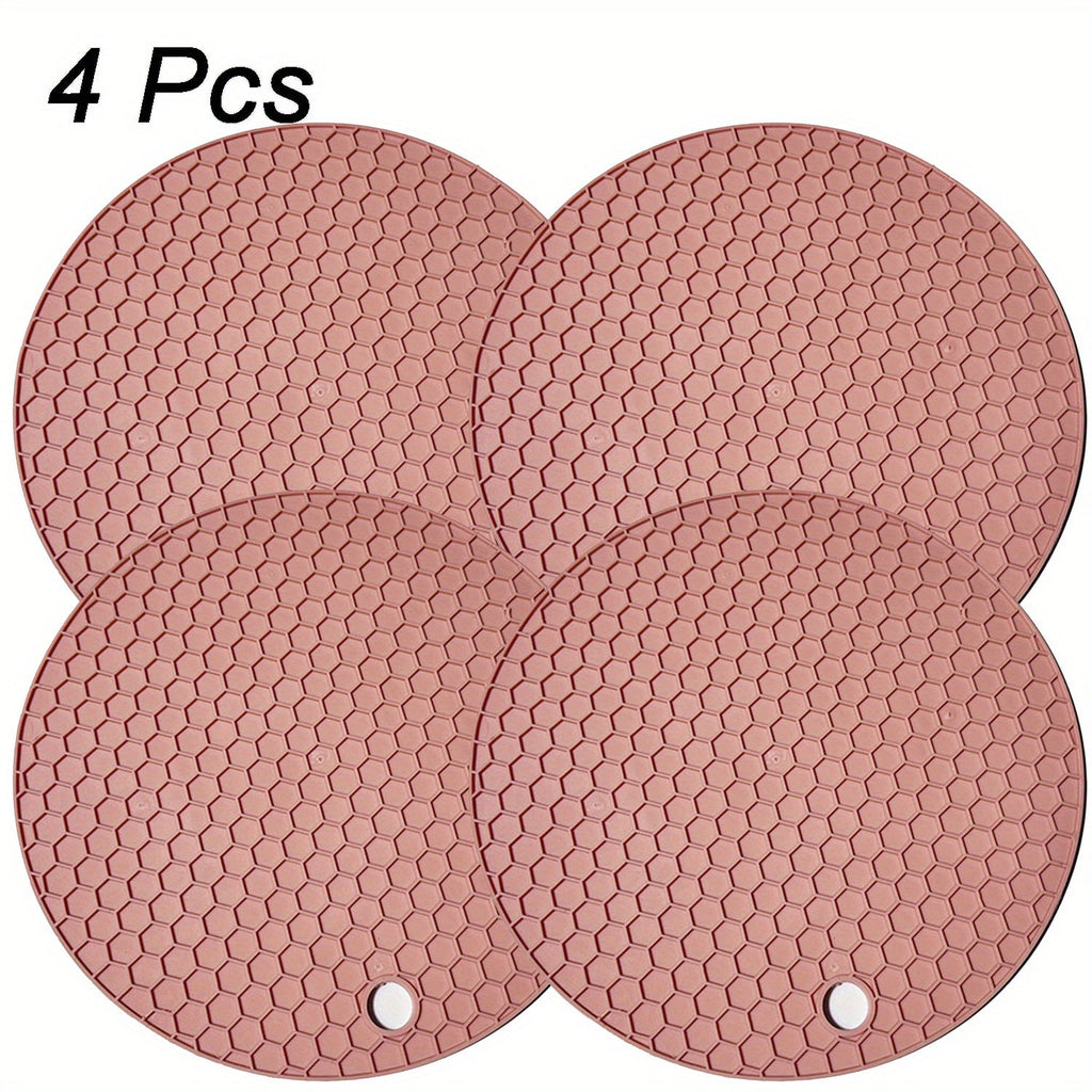 Silicone Heat Resistant Trivet Mat Round