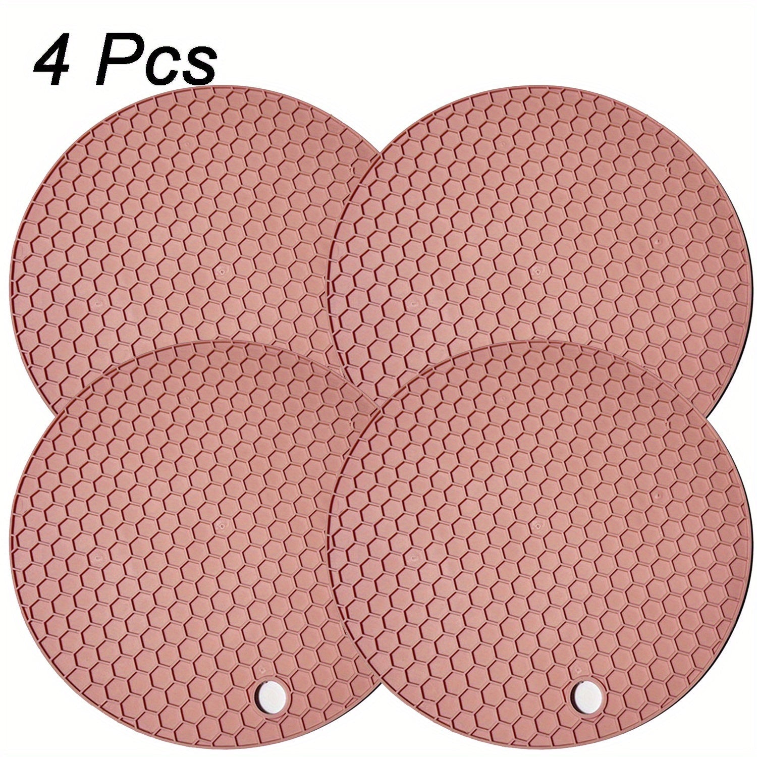 Silicone Heat Resistant Trivet Mat Round