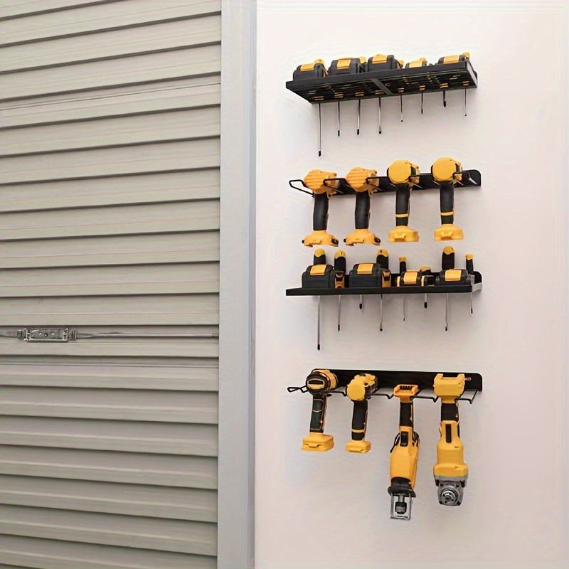 Wall Mounted Metal Tool Storage Shelf