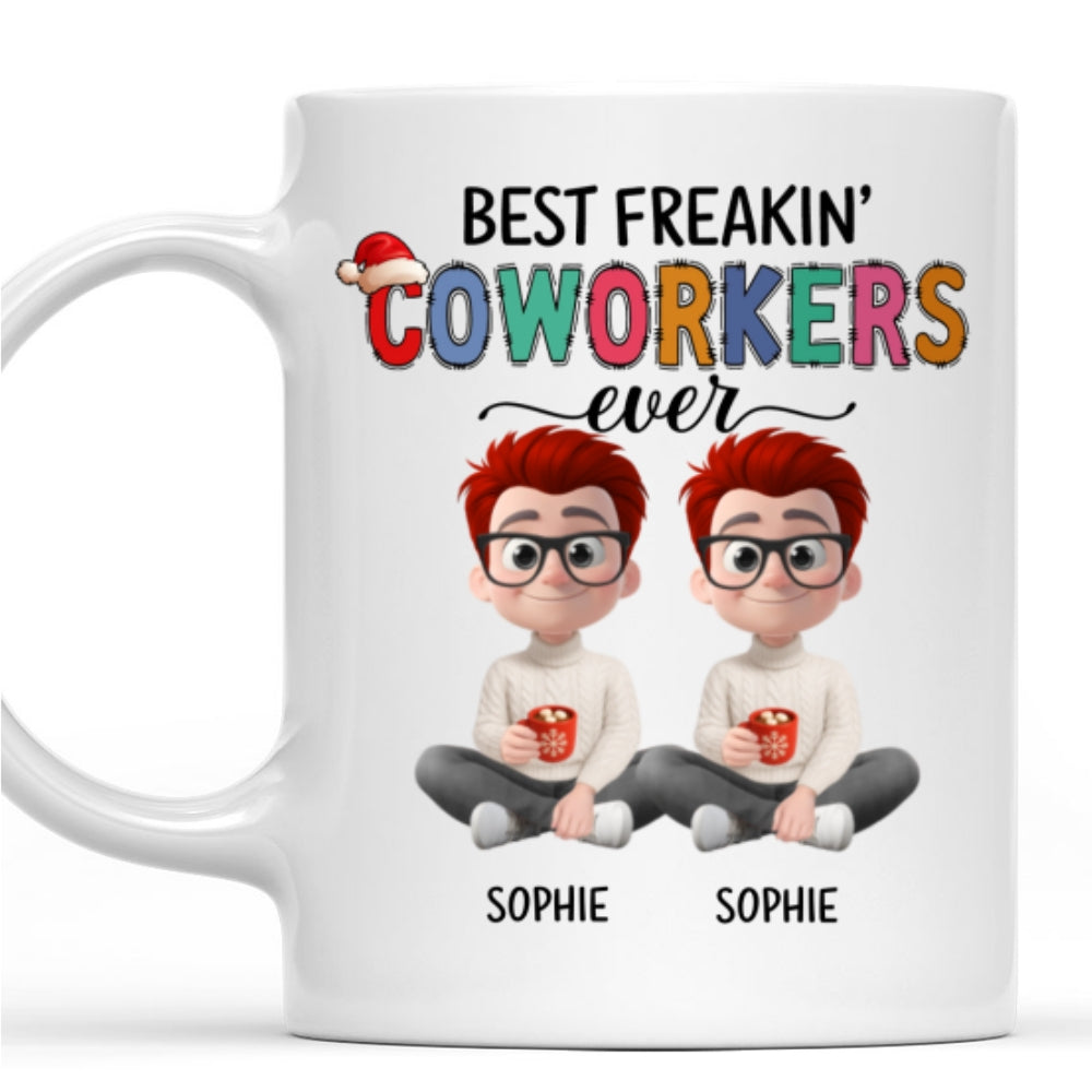 Our Team Glows Brighter Than Lights - Personalized Custom Coffee Mug