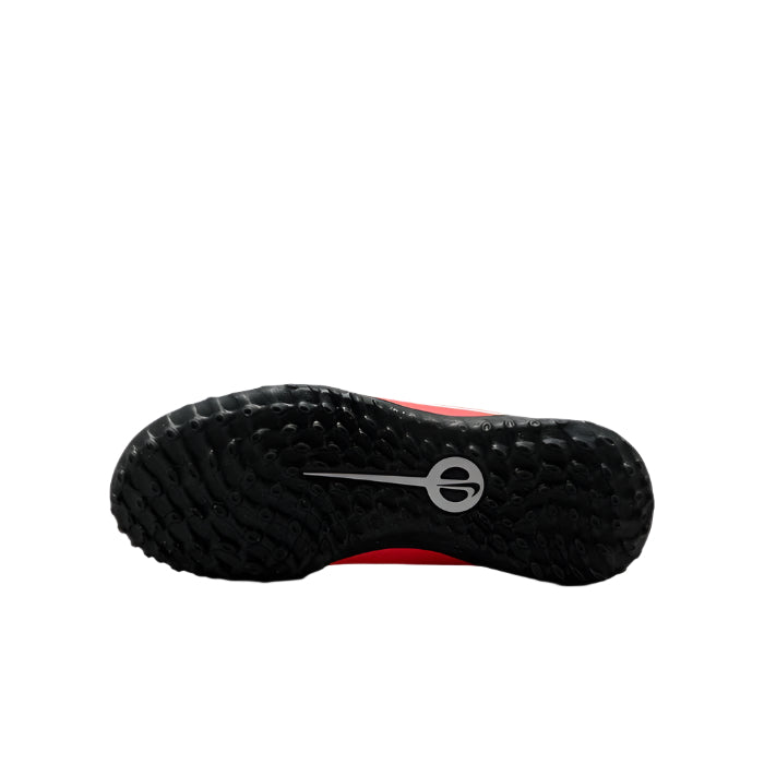 Nike Youth Jr. Legend 10 Club Turf Soccer Shoes (Hot Lava/White)