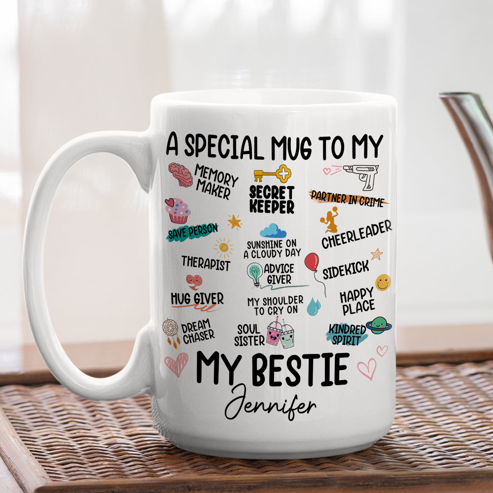A Special Mug To My Love - Personalized Custom Coffee Mug