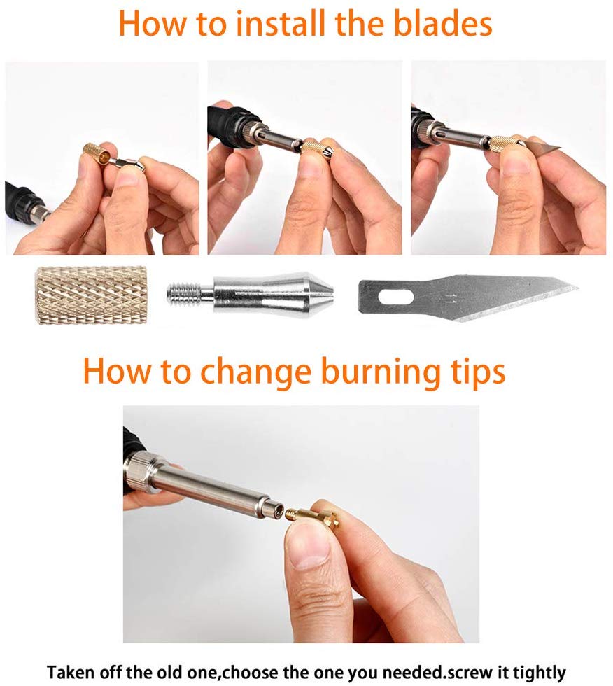 Wood Burning Kit Adjustable Temperature Soldering Set