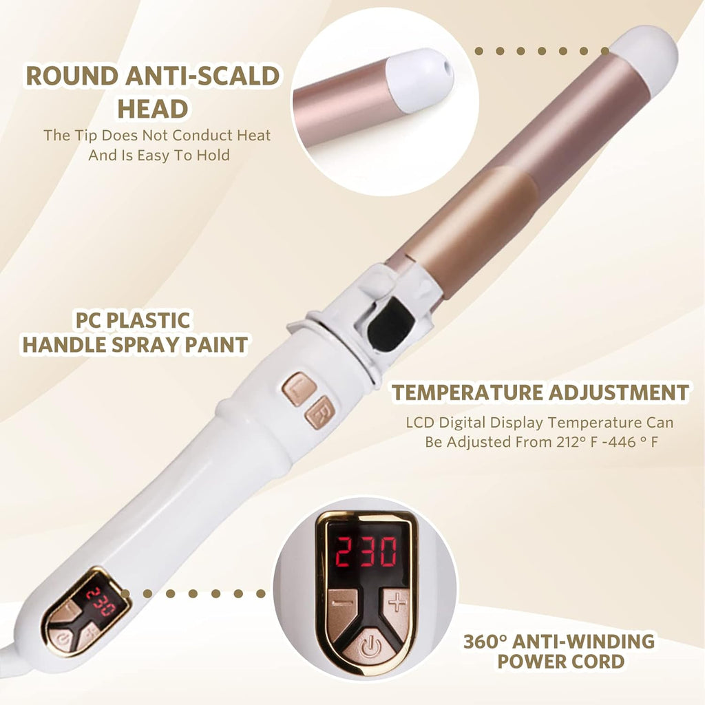 Curling Iron | Dual Barrel Hair Styler for Home Use