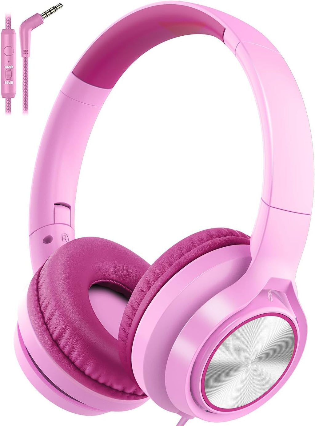 Headphones Kids Adjustable Foldable Volume-Limited