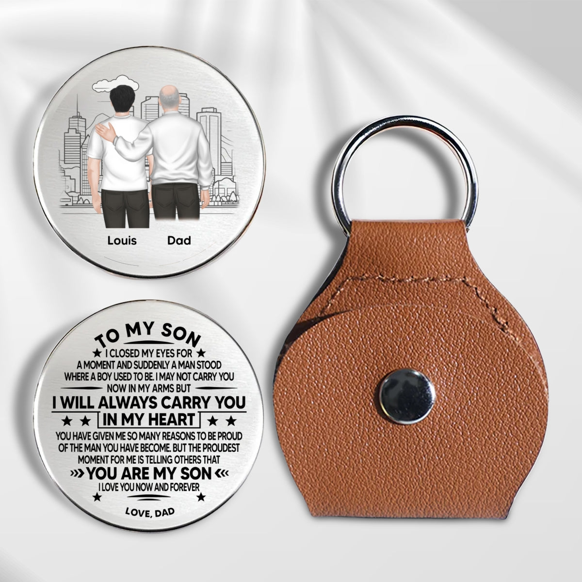 Always Here With You - Personalized Custom Pocket Hug