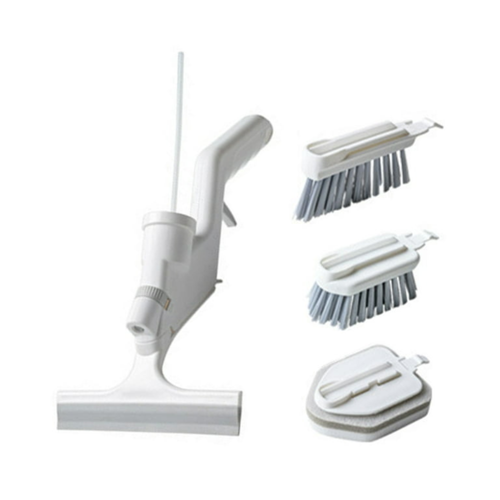 Bathroom Tile Scrubber with Soap Dispenser