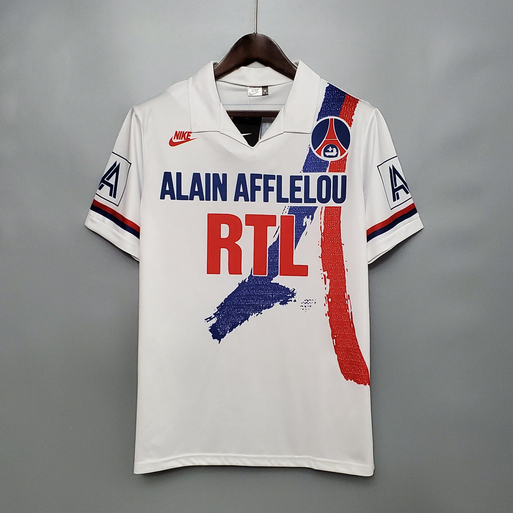 Maillot rétro extérieur du Paris Saint-Germain 1990-1991