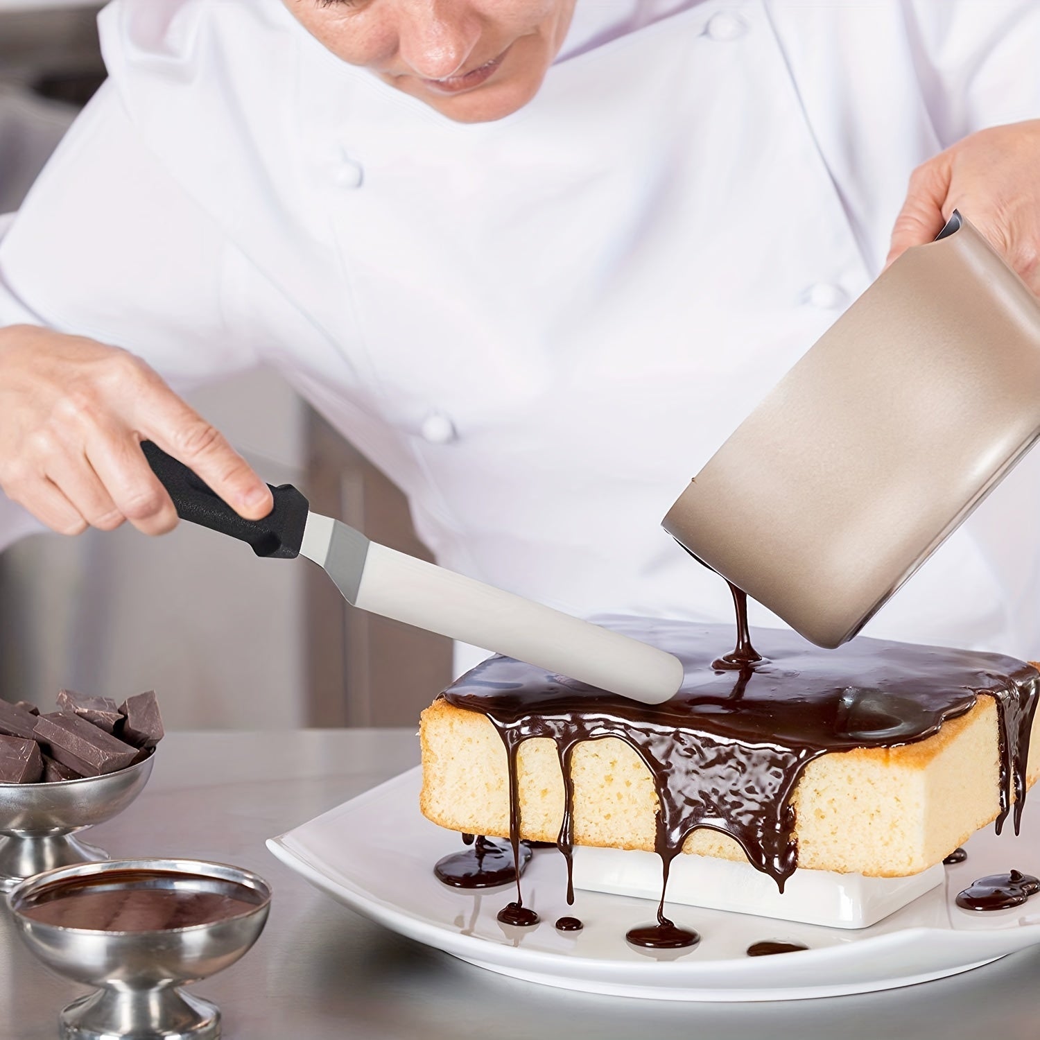 Stainless Steel Cake Spatula Set 3 Pack