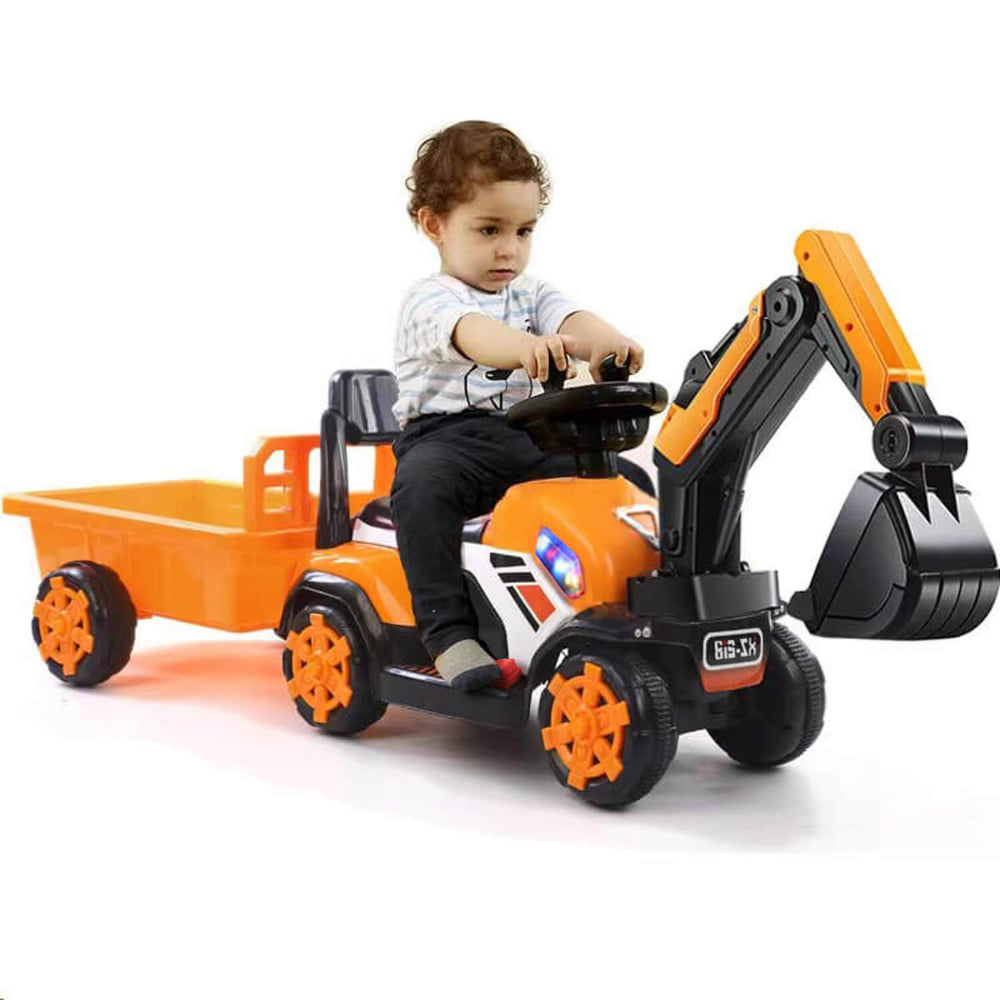 Electric Ride On Excavator Toy Christmas Gift