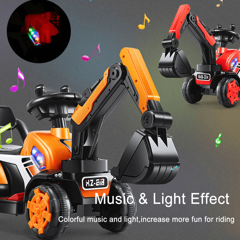 Electric Ride On Excavator Toy Christmas Gift