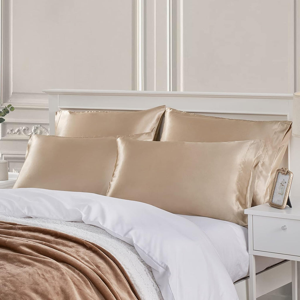 Satin Pillowcases Silky Soft Skin-Friendly Set