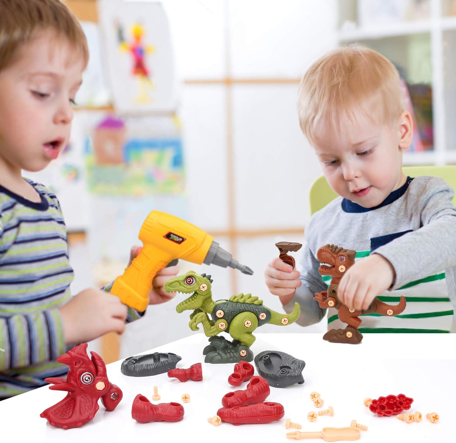 Dinosaur Toy Construction Set for Kids