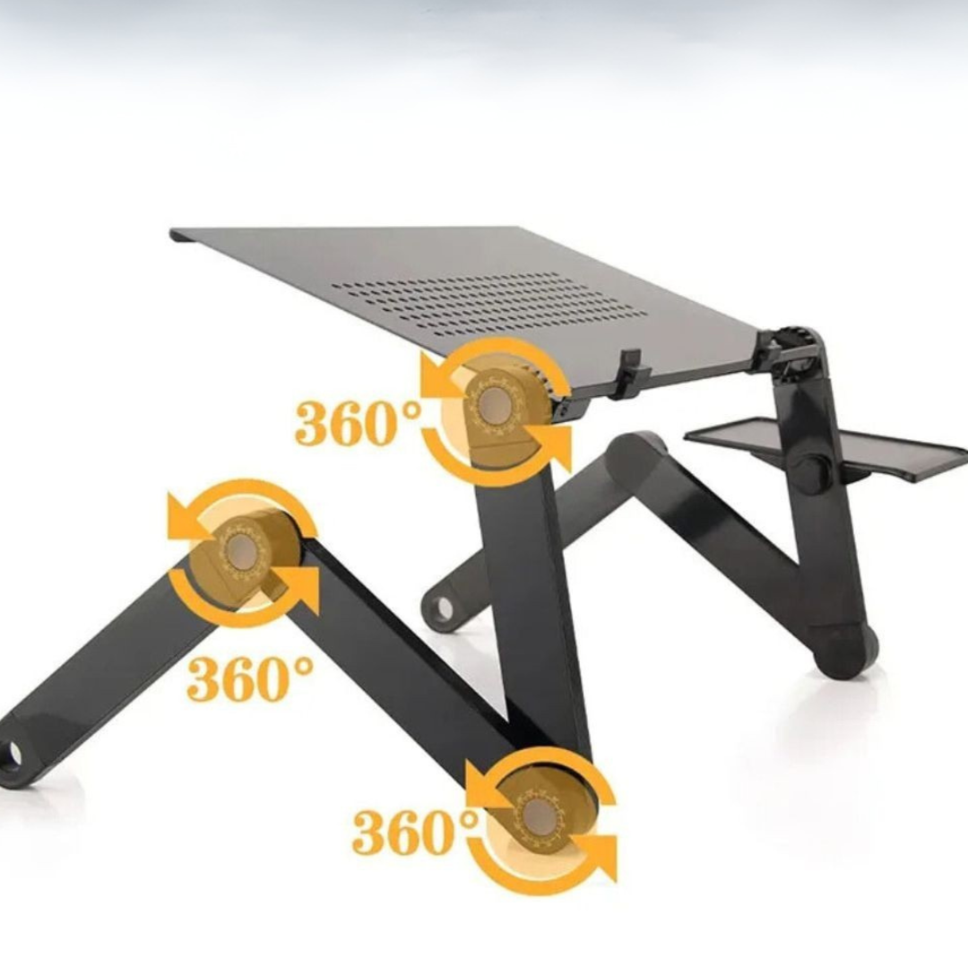 Laptop Stand Adjustable Aluminum Ergonomic Desk Tray