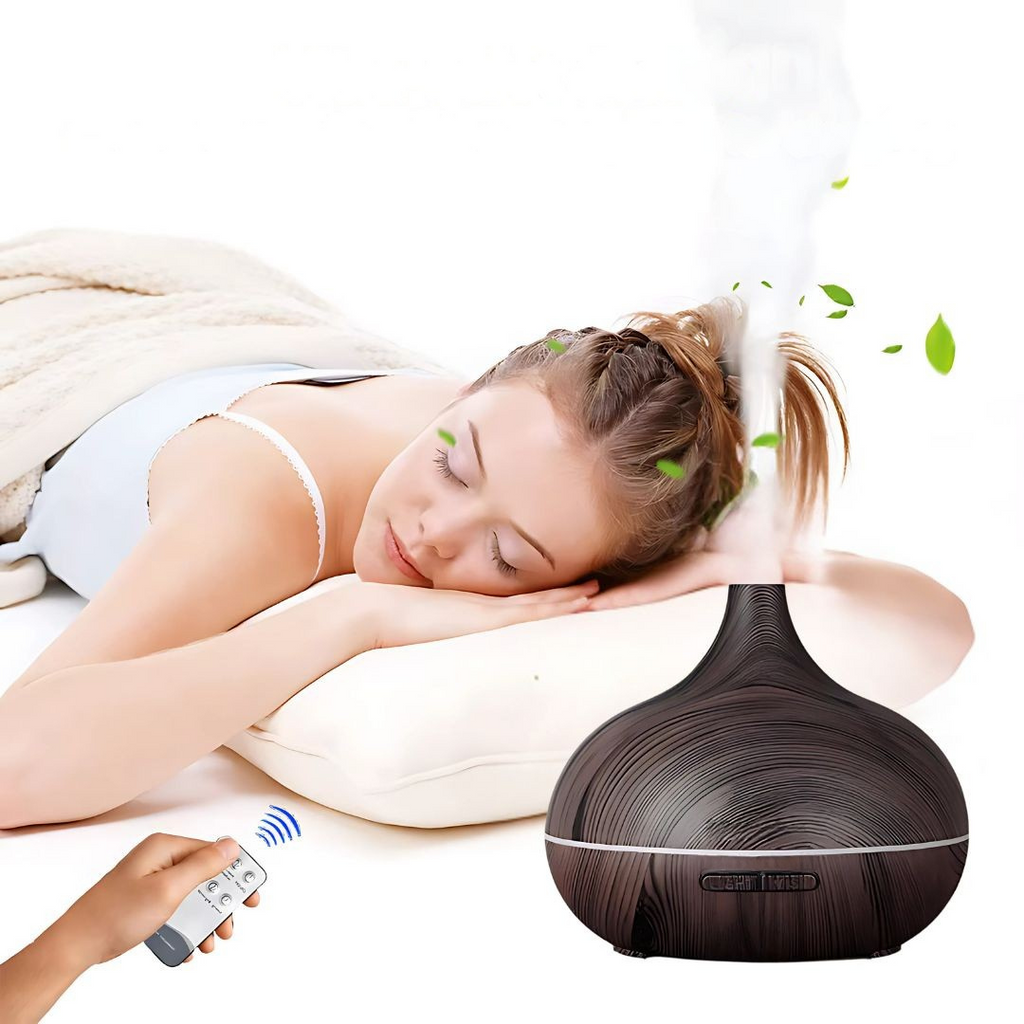 Aroma Diffuser Wood Grain Humidifier for Home