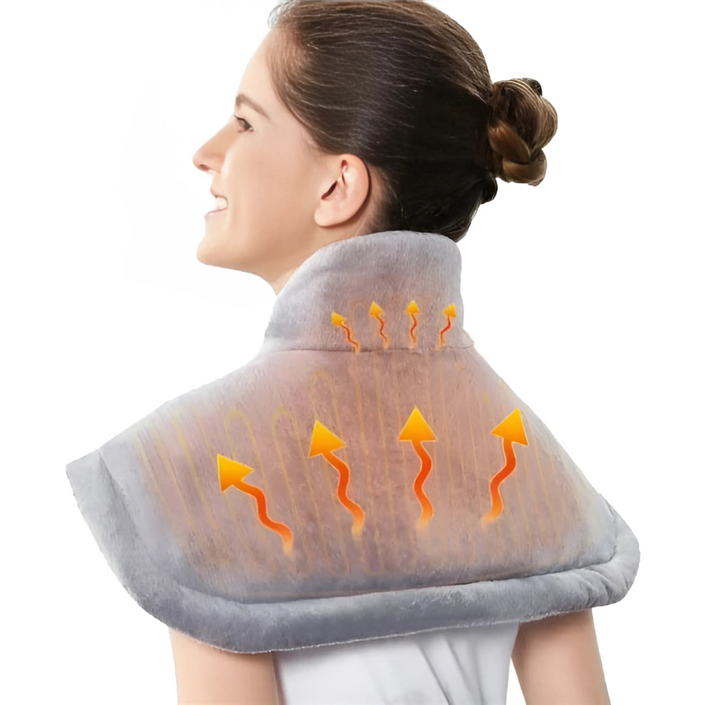 Heating Pad Soft Fleece Neck Shoulder Wrap