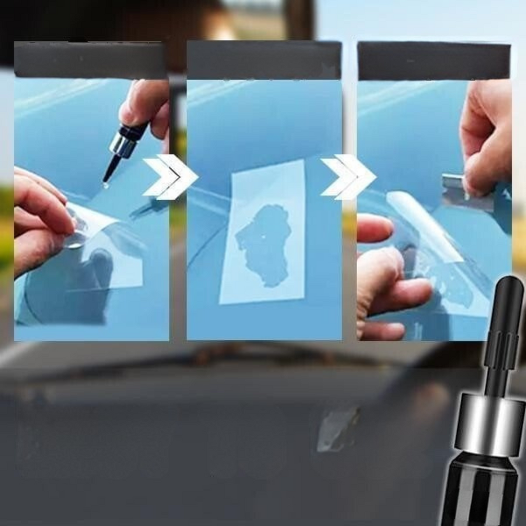 Glass Repair Kit for Windscreen Cracks
