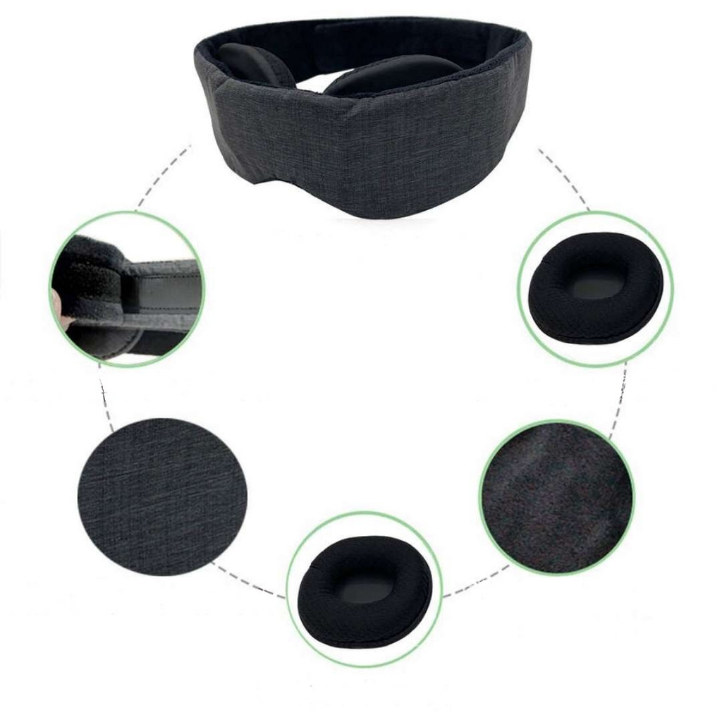 Sleep Mask Total Darkness Light Blocking Eye Cover