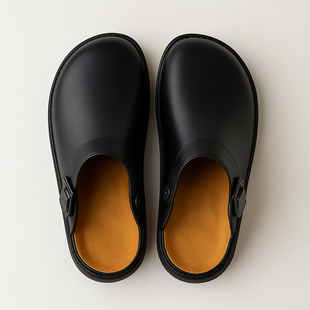 Leather Slip On Clogs for Men and Women