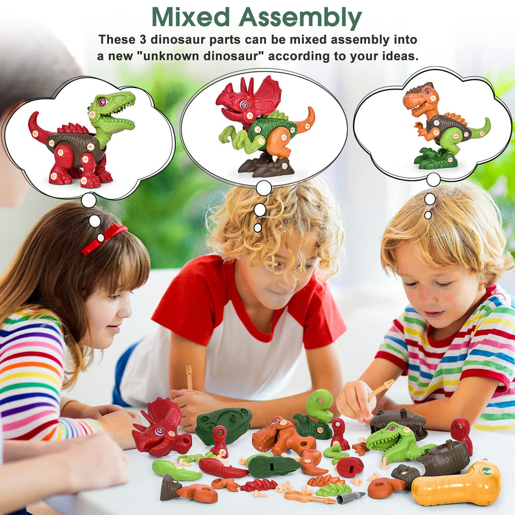 Dinosaur Toy Construction Set for Kids