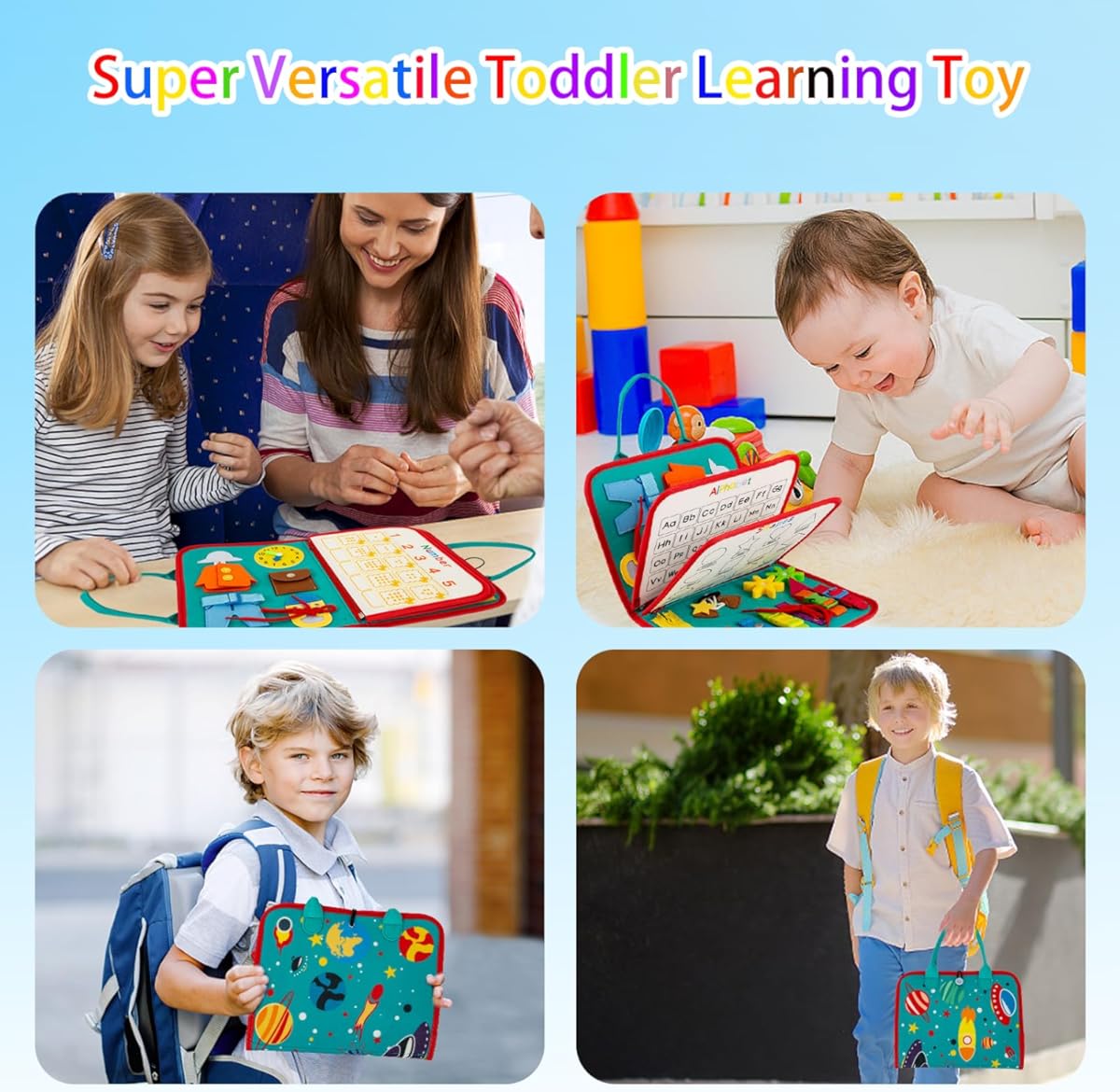 Educational Activity Book for Toddlers Learning