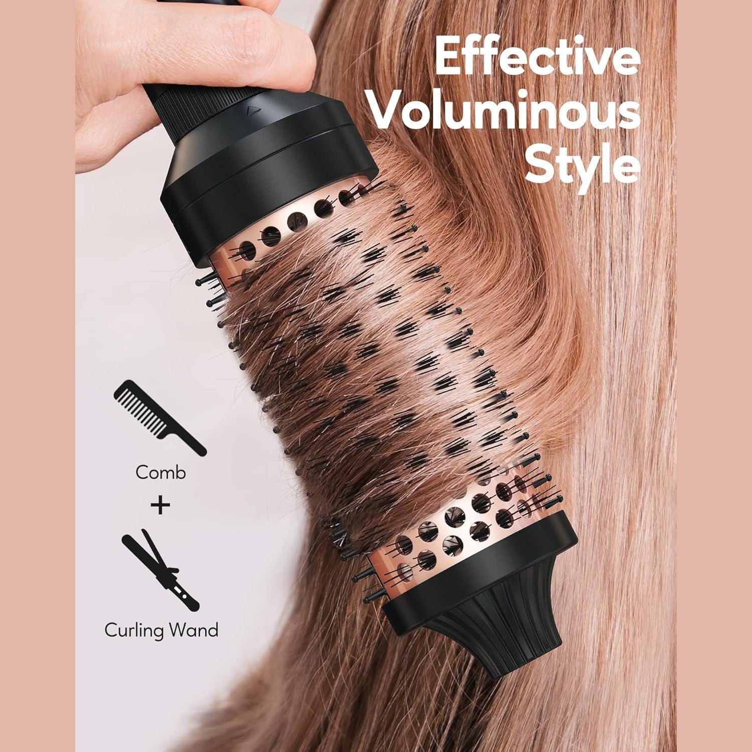 Curling Wand | 3-in-1 Ionic Styling Tool for Home