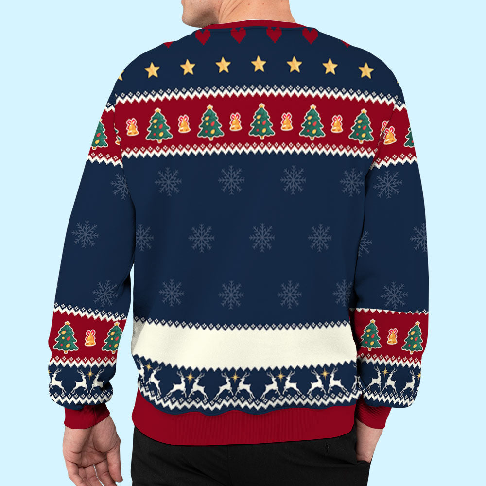 Annoying Each Other Christmas Ver 2 - Personalized Custom All-Over-Print Sweatshirt