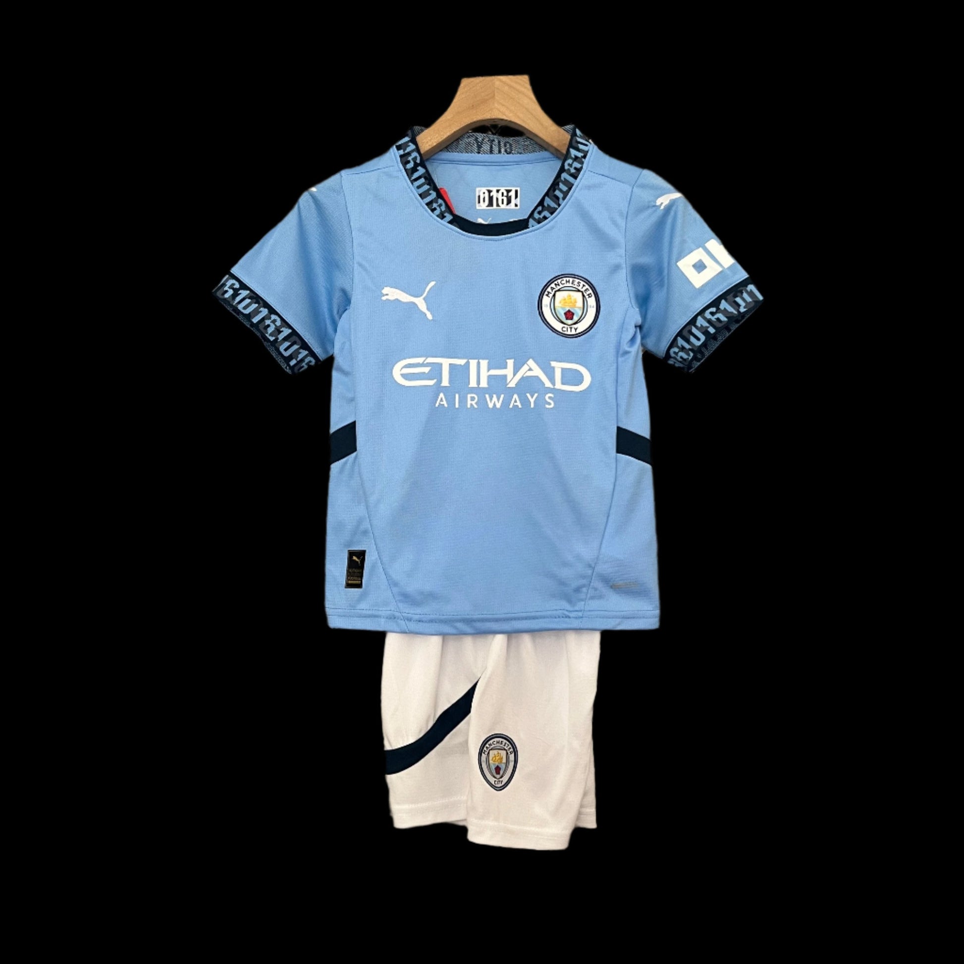 Manchester City 24-25 Kids Jersey - Official home kit for young Man City supporters