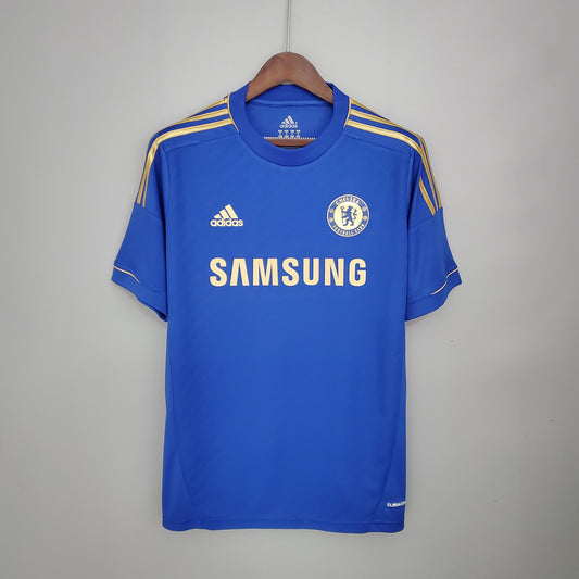 Chelsea 2012-2013 Home Jersey - Classic Blue Kit with Club Badge