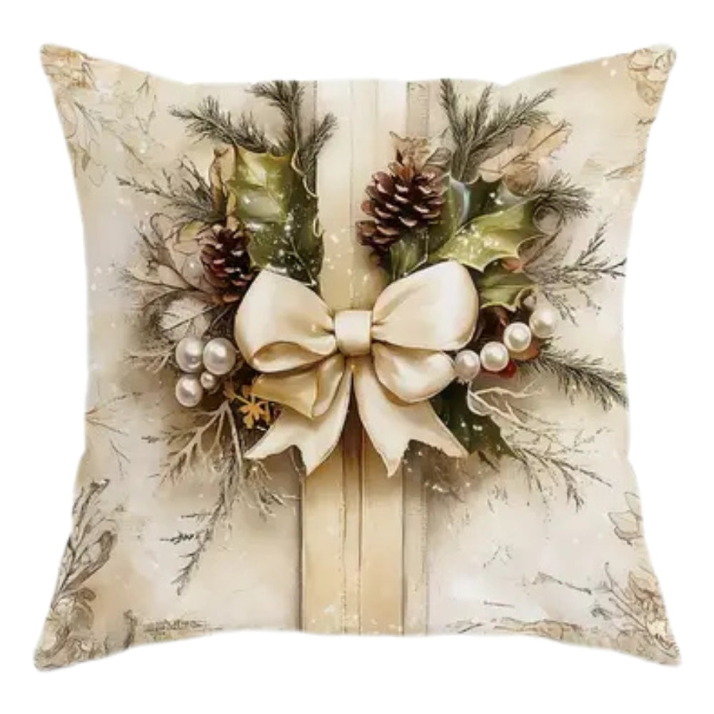 Cushion Covers Christmas Velvet Vintage Style