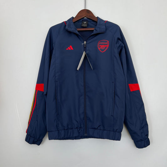 Arsenal Windbreaker 2023 – Lightweight Fan Jacket (S–XXL)