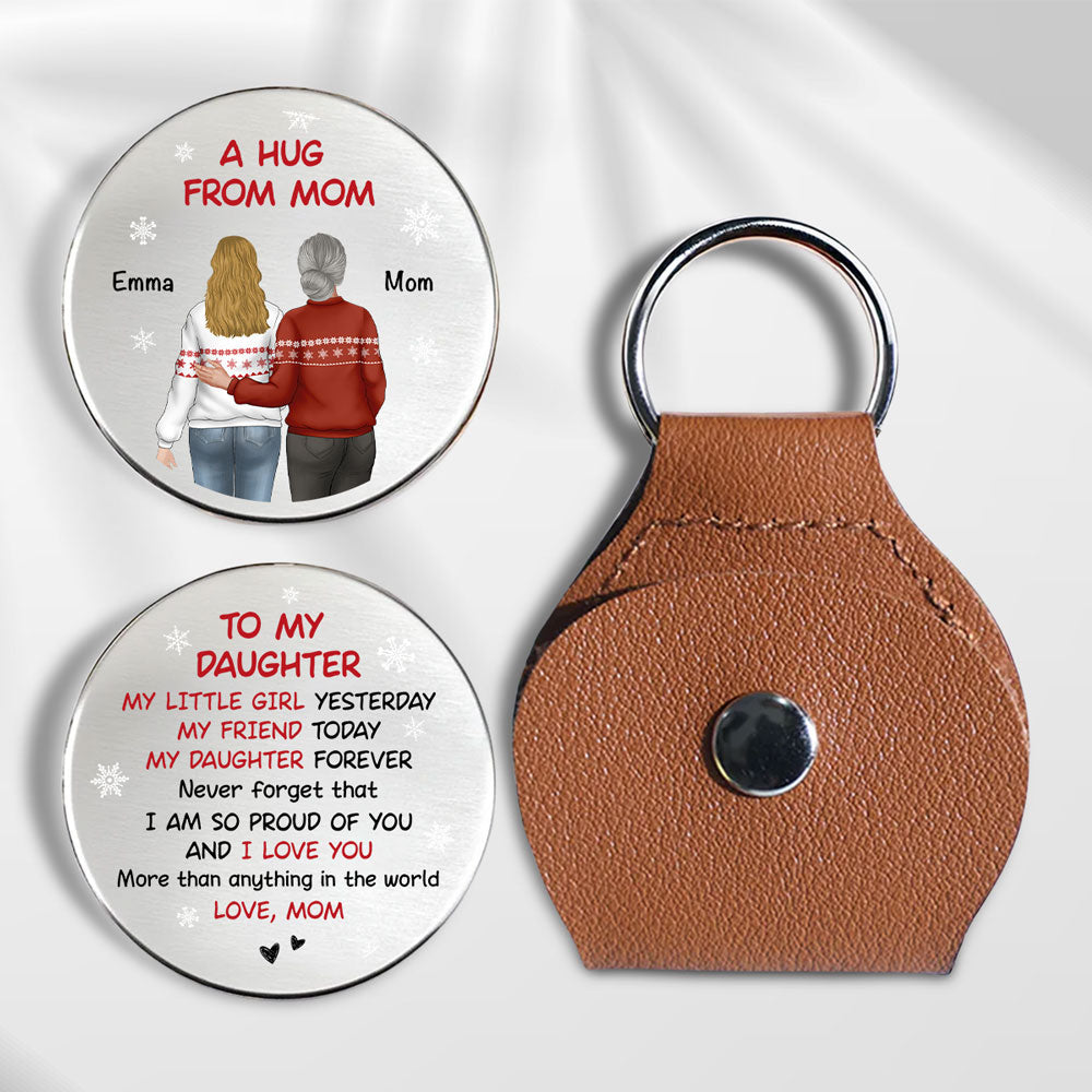 A Hug From Mom Christmas - Personalized Custom Pocket Hug