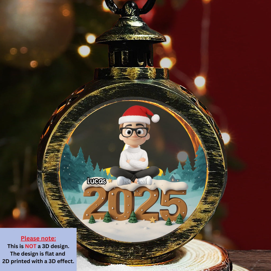 As A Family Onwards Extended Ver - Personalized Custom 3D Effect Christmas Lantern