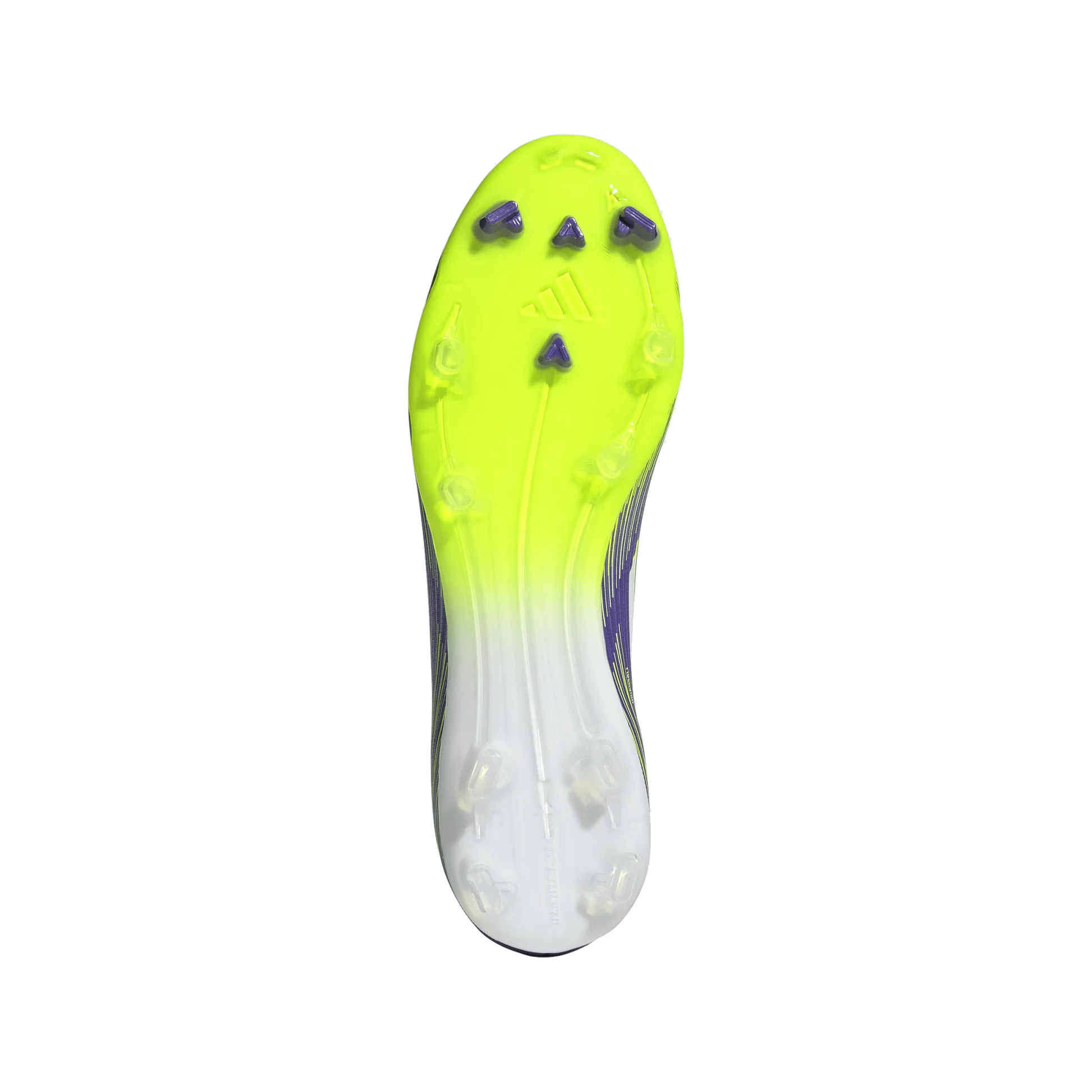adidas F50 League Laceless FG/MG Soccer Cleats (Purple Rush/Lucid Lemon)