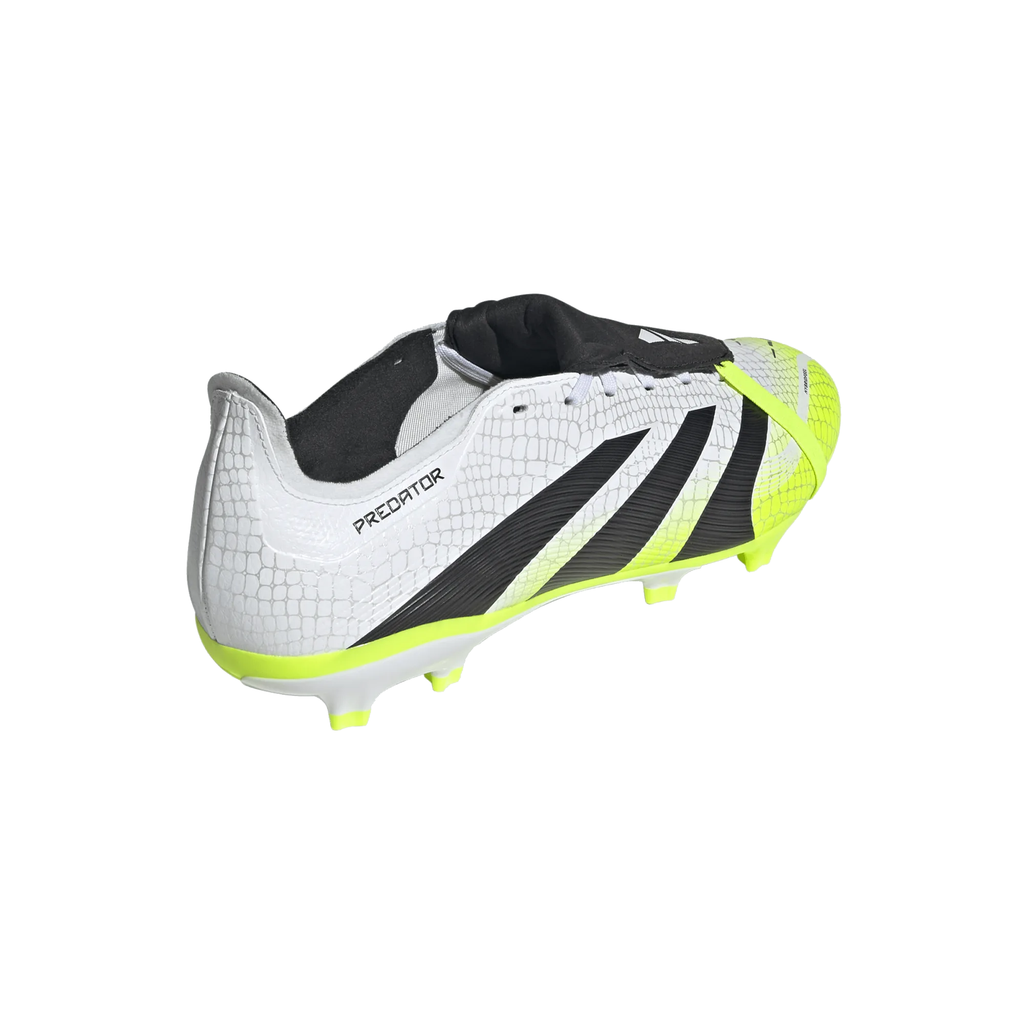 adidas Predator League FT FG/MG Soccer Cleats (White/Lucid Lemon)