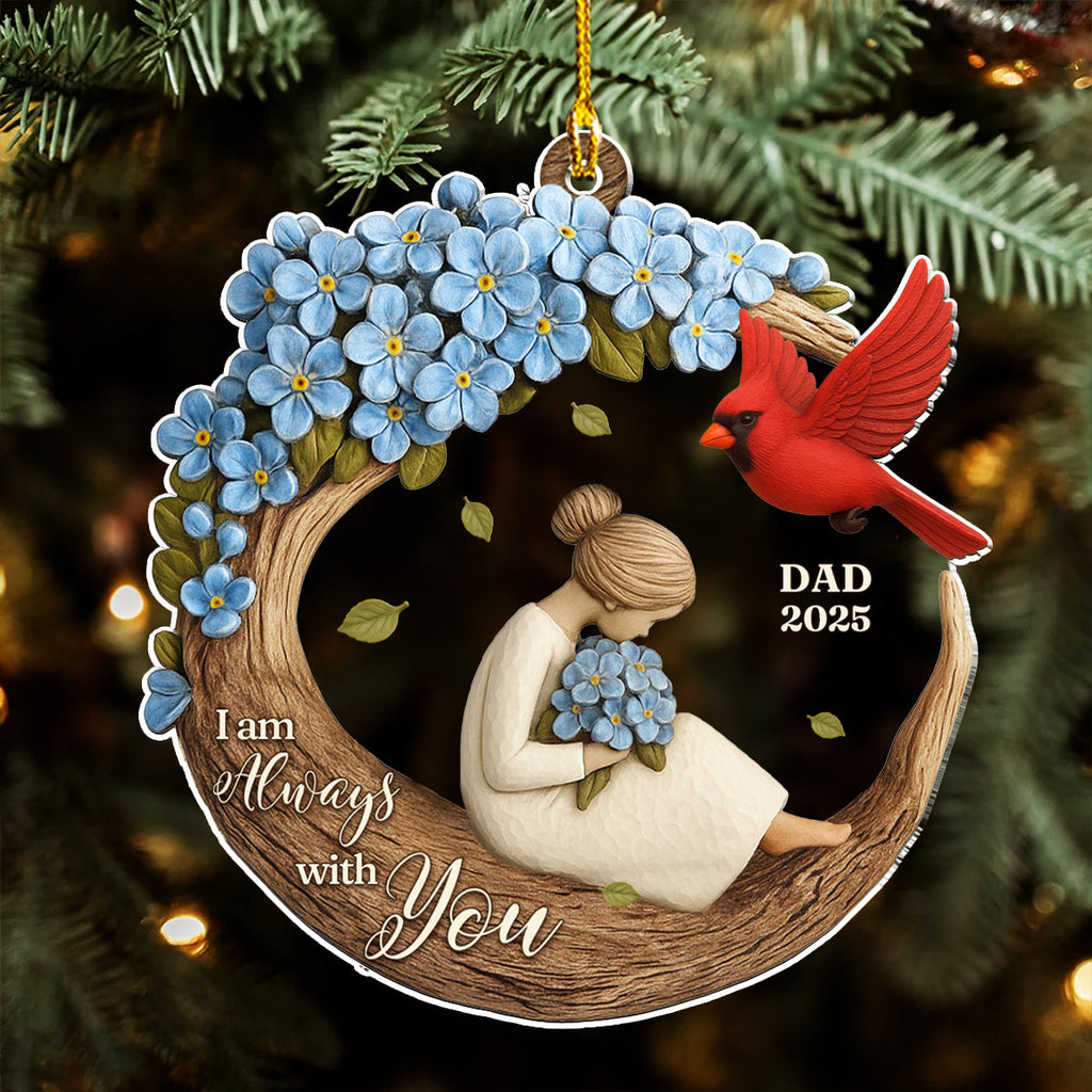 Always Beside You Version 2 - Personalized Custom Acrylic Ornament