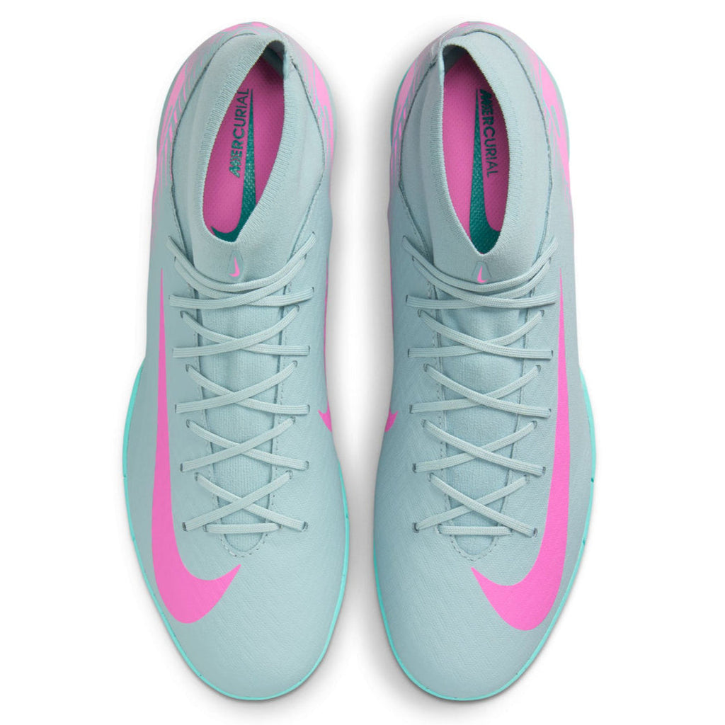 Nike Zoom Superfly 10 Academy IC Indoor Soccer Shoes (Ocean Cube/Pink Blast)