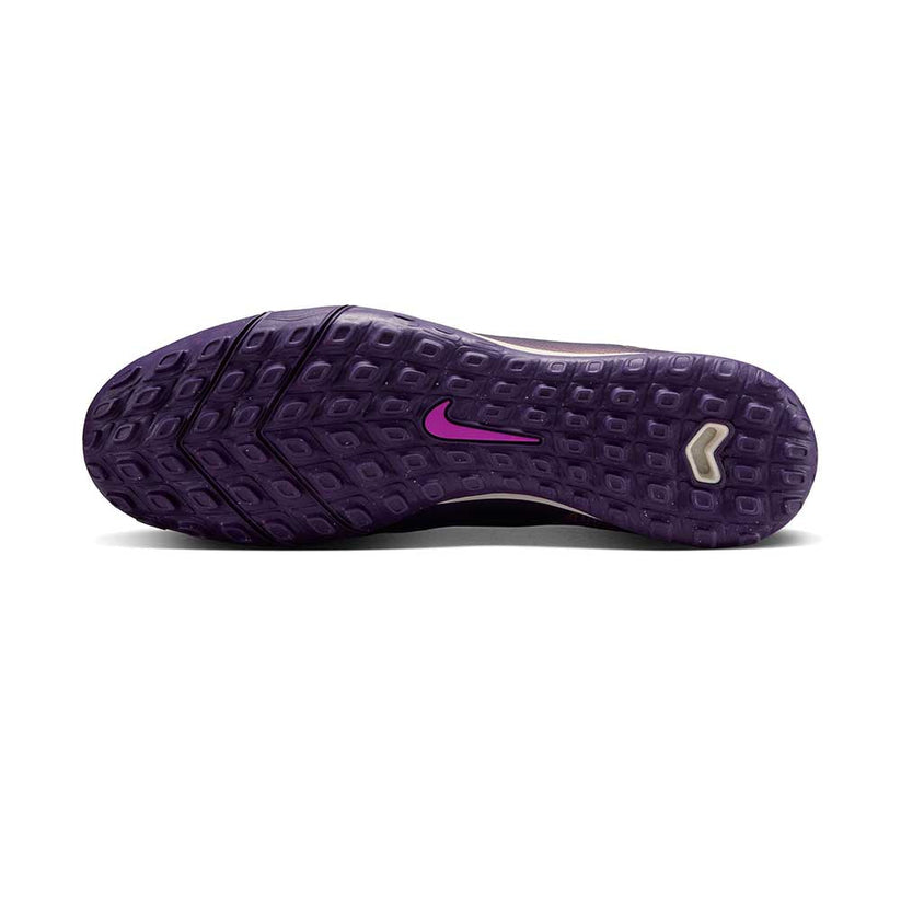 Nike Zoom Superfly 10 Academy KM Kylian Mbappe Turf TF Soccer Shoes (Grand Purple/Pale Ivory)