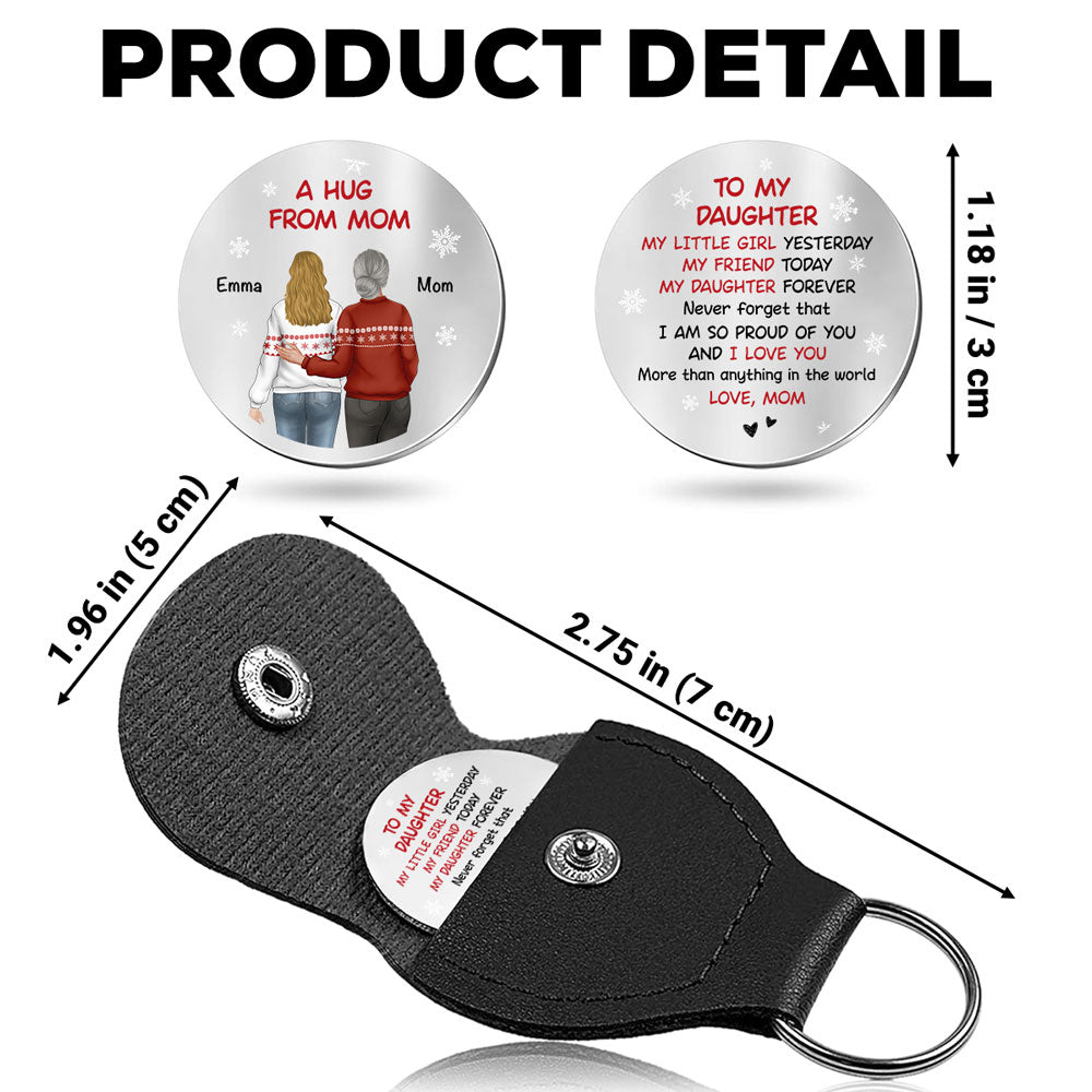 A Hug From Mom Christmas - Personalized Custom Pocket Hug