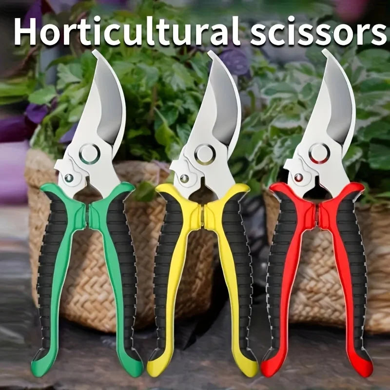 PrecisionCut Pruning Shears | Stainless Steel Garden Scissors for Trimming