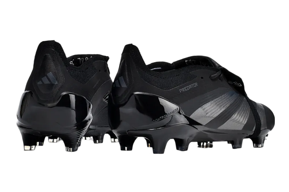 Adidas Predator Elite Full Black Boots - Enhanced Stability and Comfort