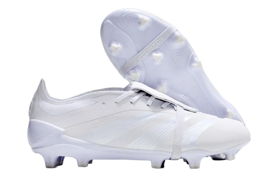 Adidas Predator Elite Tongue Full White Soccer Cleats - High-Performance FG Boots
