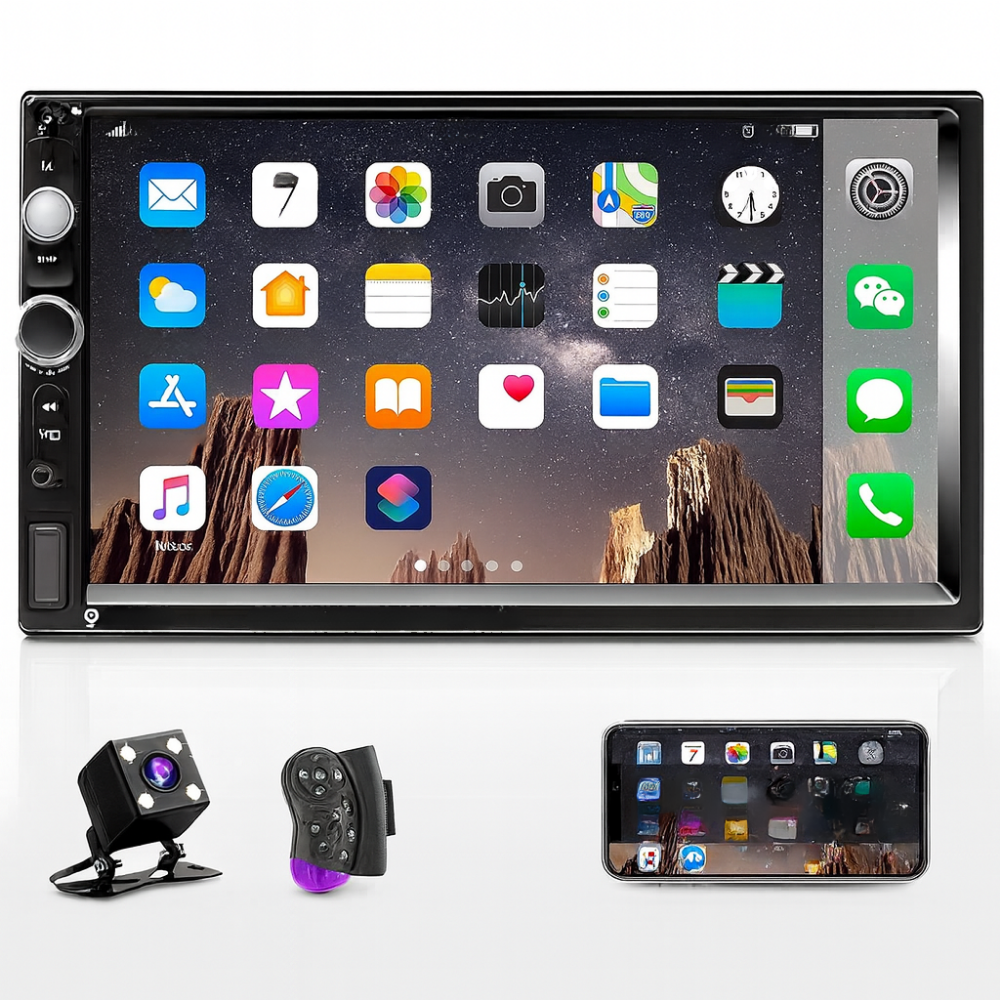 Bluetooth Car Stereo Touchscreen Audio System