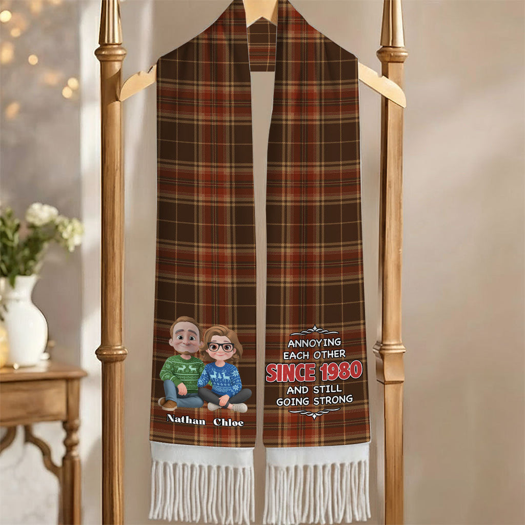 Annoying Each Other - Personalized Custom Scarf