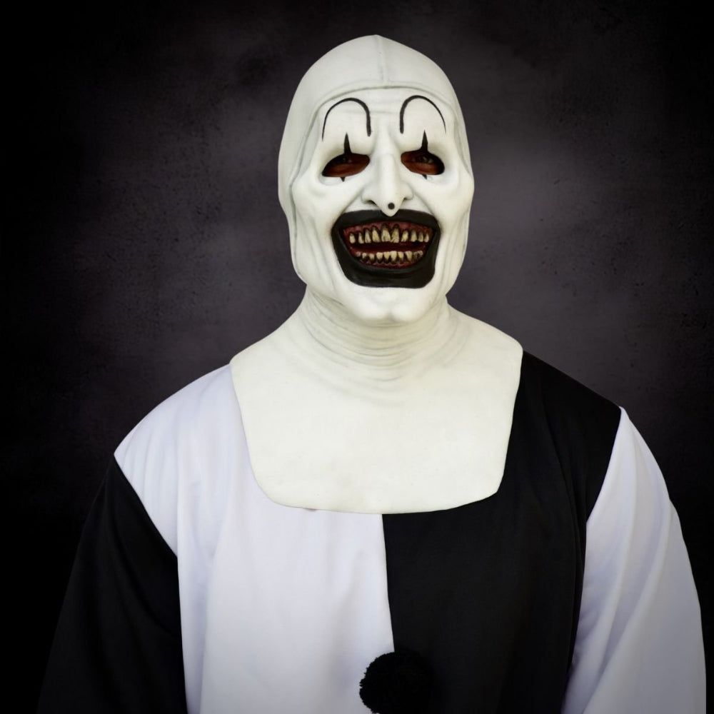 Halloween Clown Mask Lifelike Art Clown Full Head Design