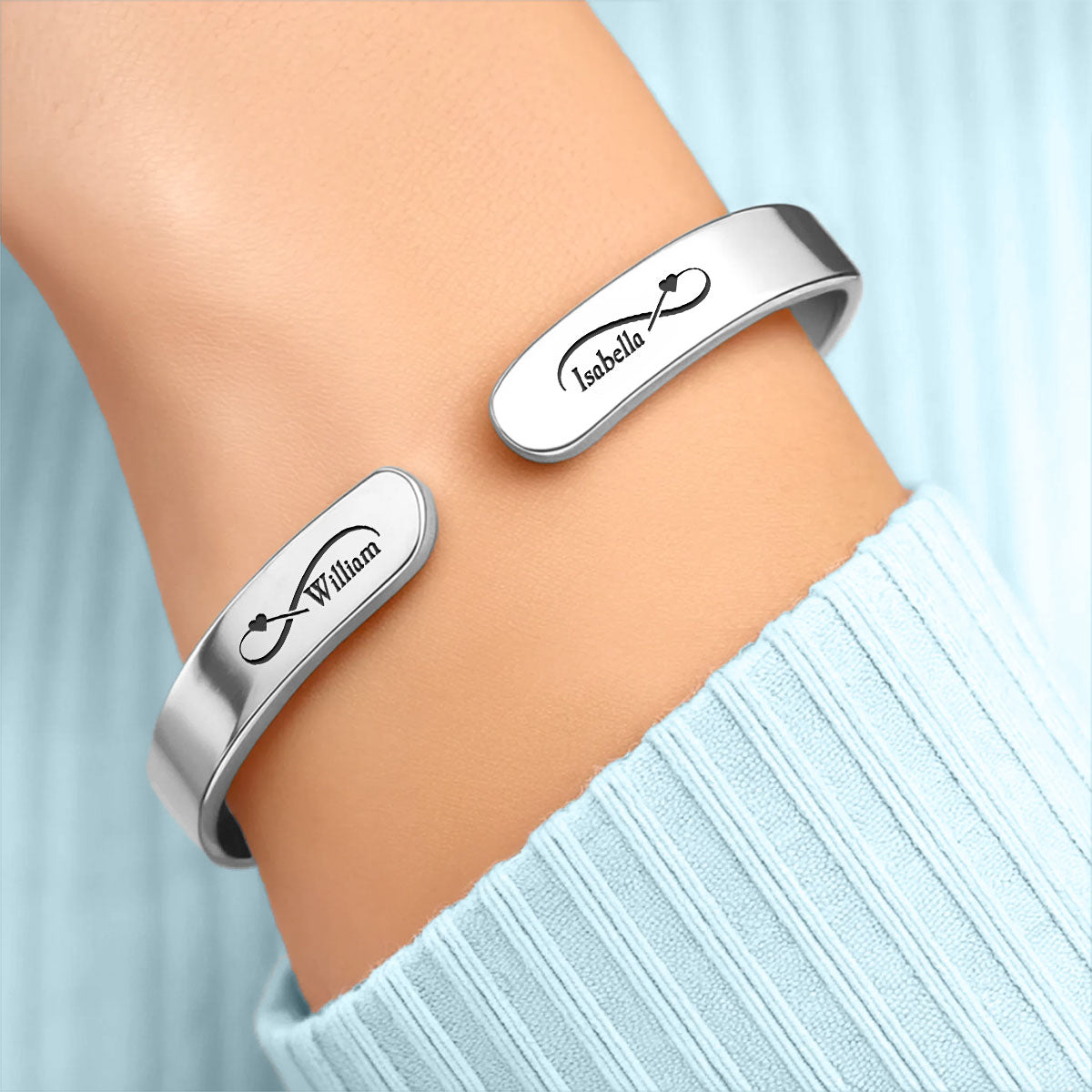 A Little Reminder For You - Personalized Custom Bracelet Cuff