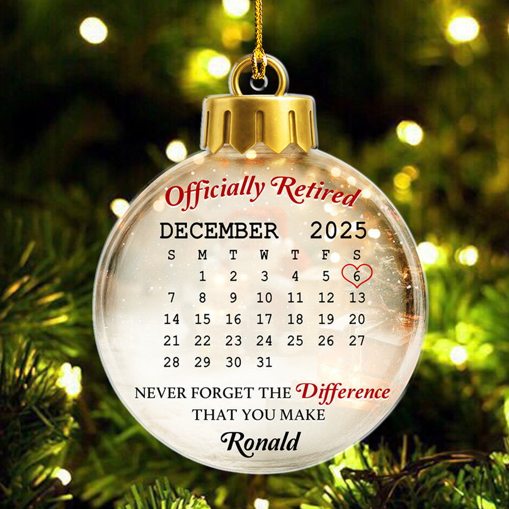 A Journey Of Purpose - Personalized Custom 3D Effect Acrylic Ornament