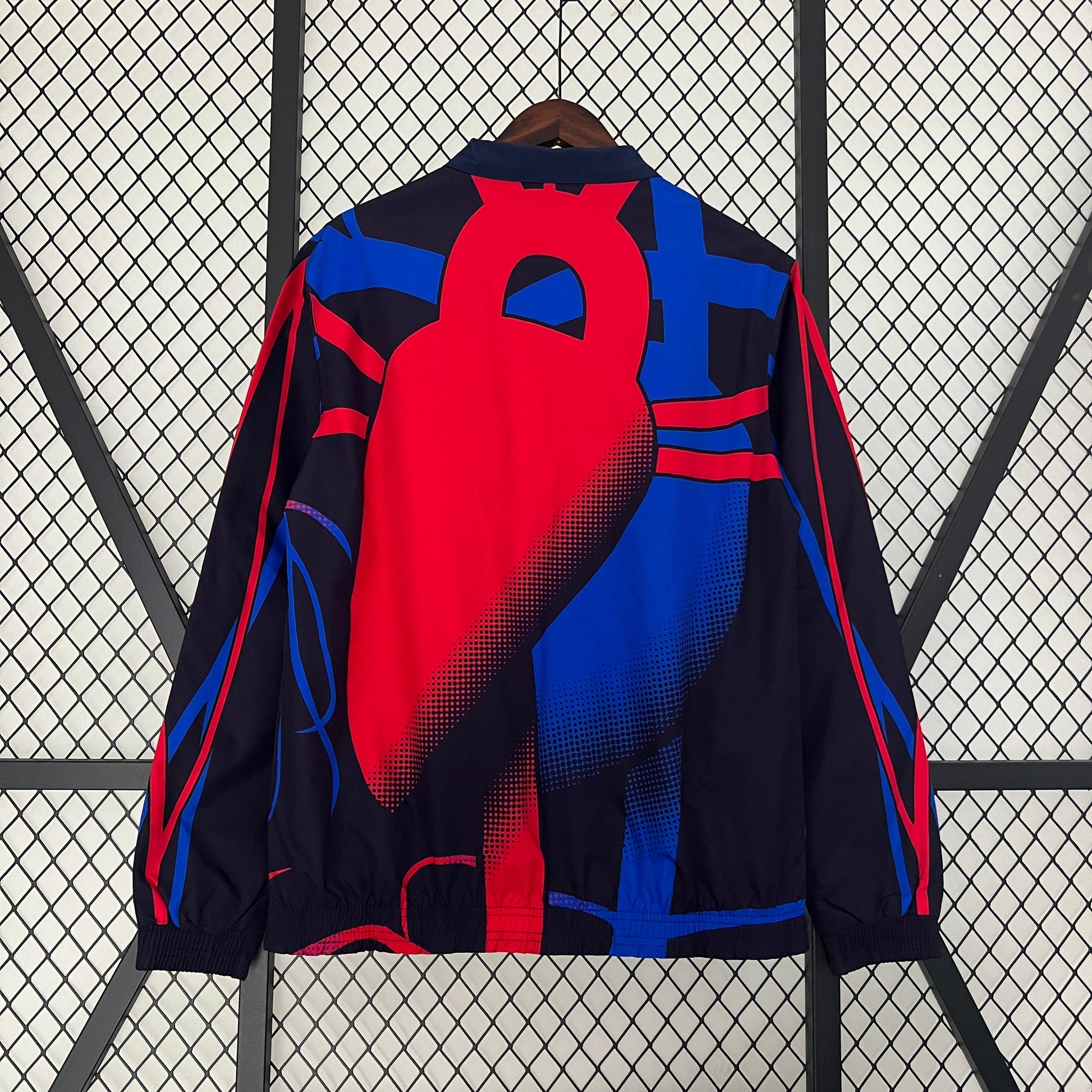 Barça reversible jacket with bold Patta design