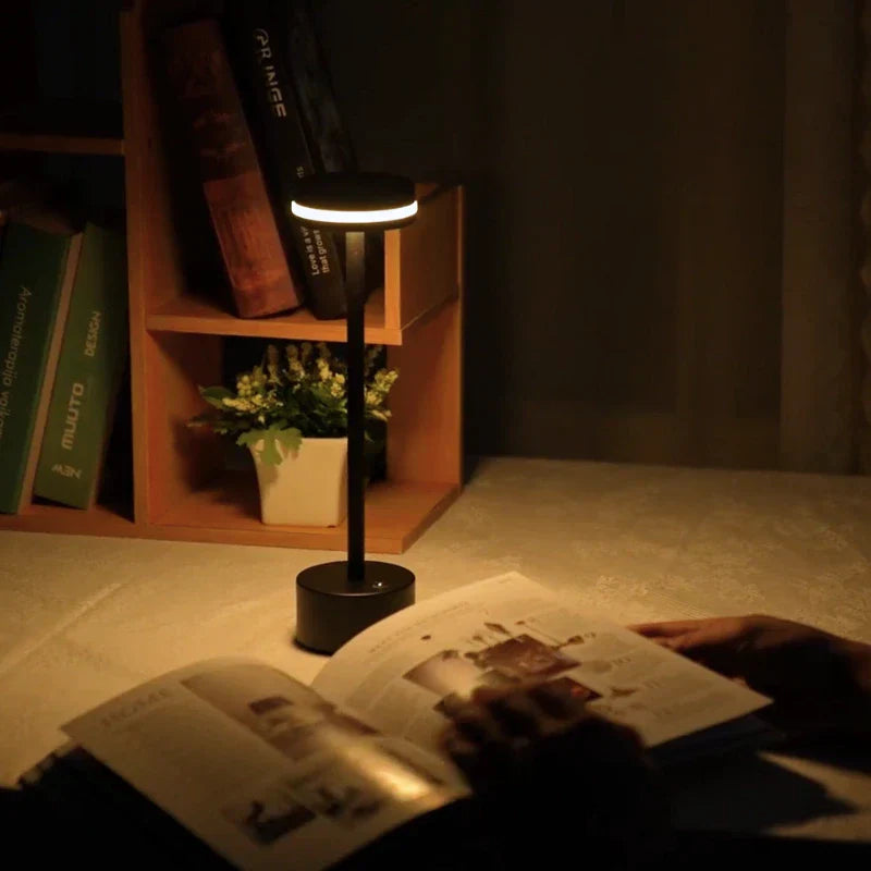 LED Table Lamp Rechargeable Aluminium Dimmable